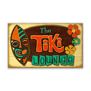 Tropical Tiki Lounge: Generic - Wood & Metal Wall Art Wood & Metal Wall Art Meissenburg Designs