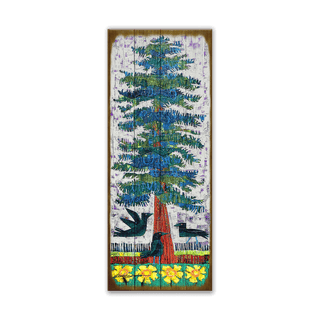 Blue Spruce 1 - Wood & Metal Wall Art Wood & Metal Wall Art Shelle Lindholm