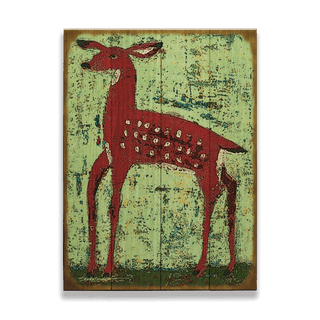 Fauna - Wood Plank Wall Art Wood & Metal Signs Shelle Lindholm