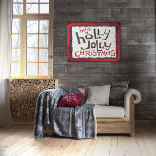 Have a Holly Jolly Christmas - Wood & Metal Wall Art Wood & Metal Signs Shelle Lindholm