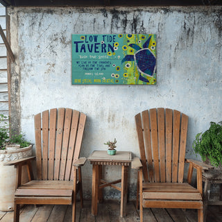 Low Tide Tavern - Wood & Metal Wall Art Wood & Metal Wall Art Shelle Lindholm