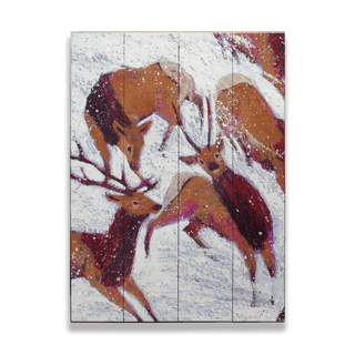 Snow Drifters 1 - Wood & Metal Wall Art Wood & Metal Signs Shelle Lindholm