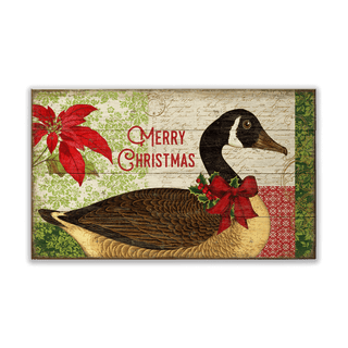 Christmas Goose - Wood Plank Wall Art Wood & Metal Signs Suzanne Nicoll