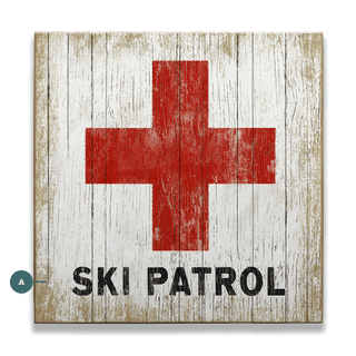 Ski Patrol - Wood Plank Wall Art Wood & Metal Signs Suzanne Nicoll