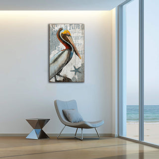 Pelican Perch: Generic - Wood Plank Wall Art Wood & Metal Signs Suzanne Nicoll