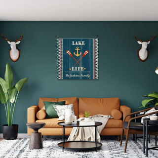 Lake Life: Personalized - Wood Plank Wall Art Wood & Metal Signs Suzanne Nicoll