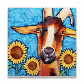 High on Sunshine - Wood & Metal Wall Art Wood & Metal Wall Art Karen Savory