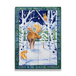 Long Winter Nights - Wood & Metal Wall Art Wood & Metal Signs Karen Savory