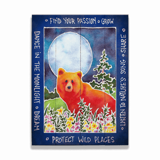 Full Moon Solstice - Wood & Metal Wall Art Wood & Metal Signs Karen Savory