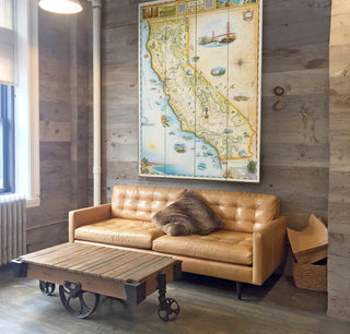 California Xplorer Map - Wood & Metal Wall Art Wood & Metal Signs Xplorer Maps