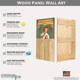 Board Room - Wood & Metal Wall Art Wood & Metal Signs Liz Lind